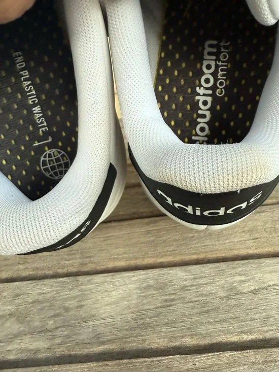 Adidas Grand Court 2.0 White Black Stripe Sneakers Women’s 7 - Picture 7 of 14